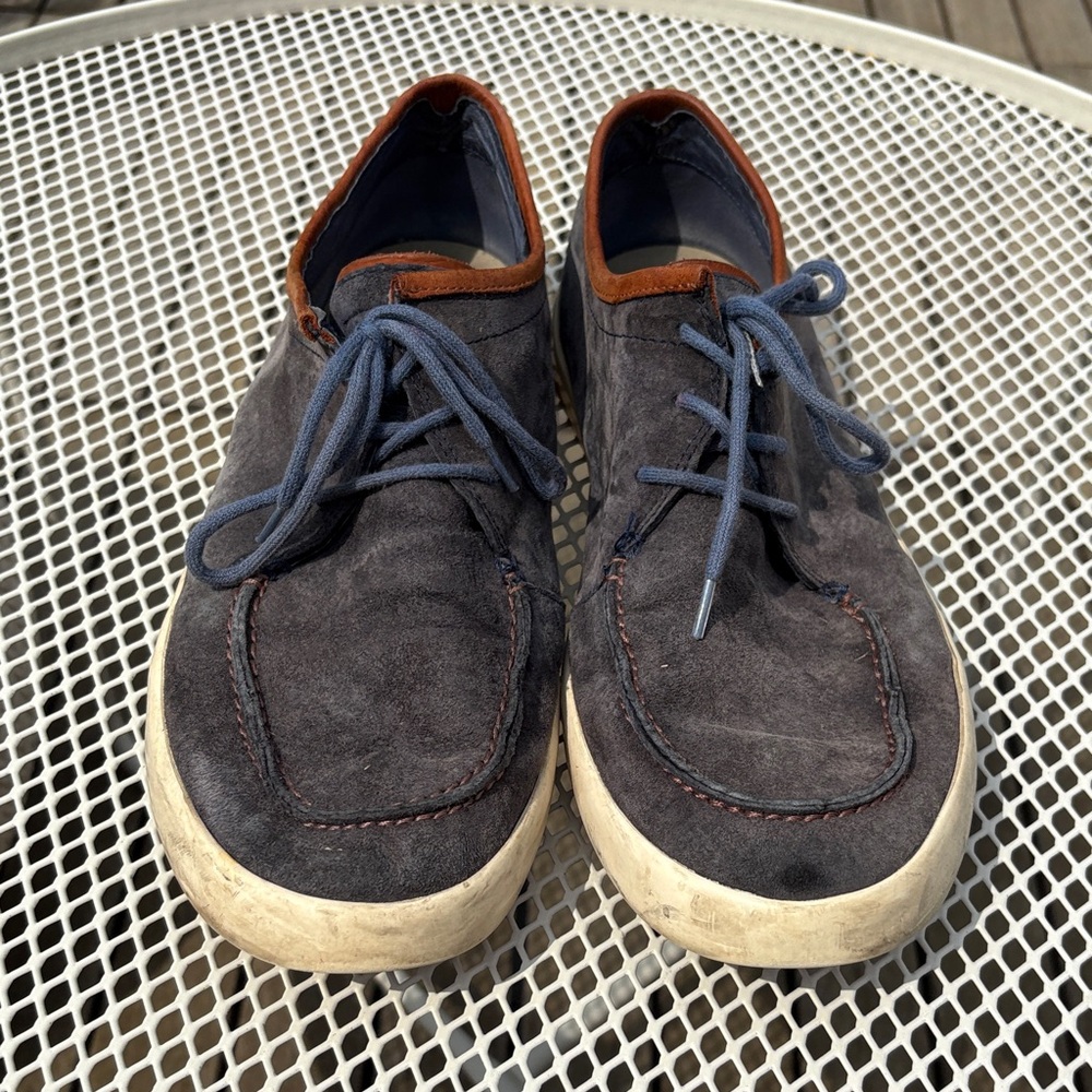 Camper Men's Lace-Up Oxfords - Gray and Brown